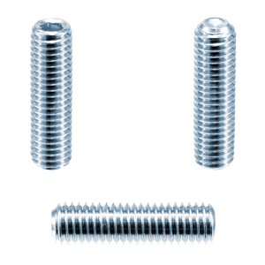 1x Gewindestift M6x40  (DIN 916 - 45H, VZ)