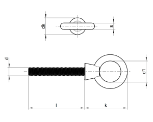 1x Augbolzen M10x100  (Art 8267 - EP, A4)