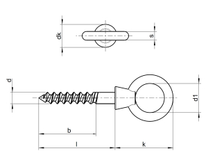 1x Augbolzen Ø8x60  (Art 8271 - EP, A4)