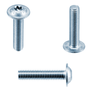 1x Linsenkopfschraube mit Flansch M12x45  (ISO 7380-2 -...