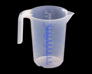 1.000ml Messbecher  (PP, transparent, Maßeinteilung)
