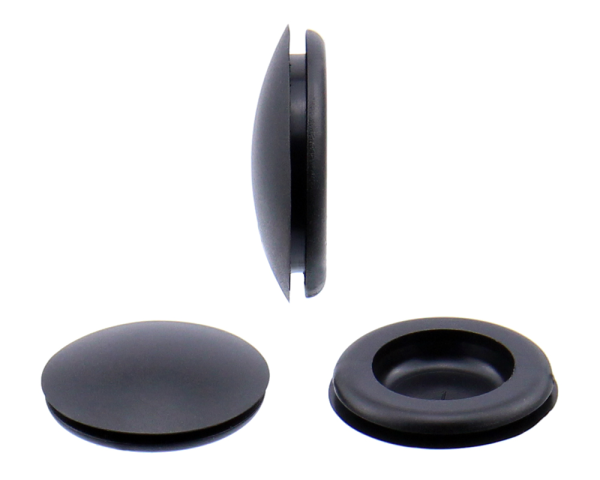 1x Verschluss-Stopfen Ø11,5mm (PVC, schwarz)