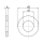 1x Unterlegscheibe M3  (DIN 125 - Form A - A2)