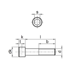 1x Zylinderschraube M10 x 180  (DIN 912 - A2)