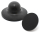Handschleifteller schwarz mit Profil-Klett  (Ø 150 mm)