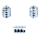 1x Gewindeeinsatz M5x12 (DIN 7965 - verzinkt)